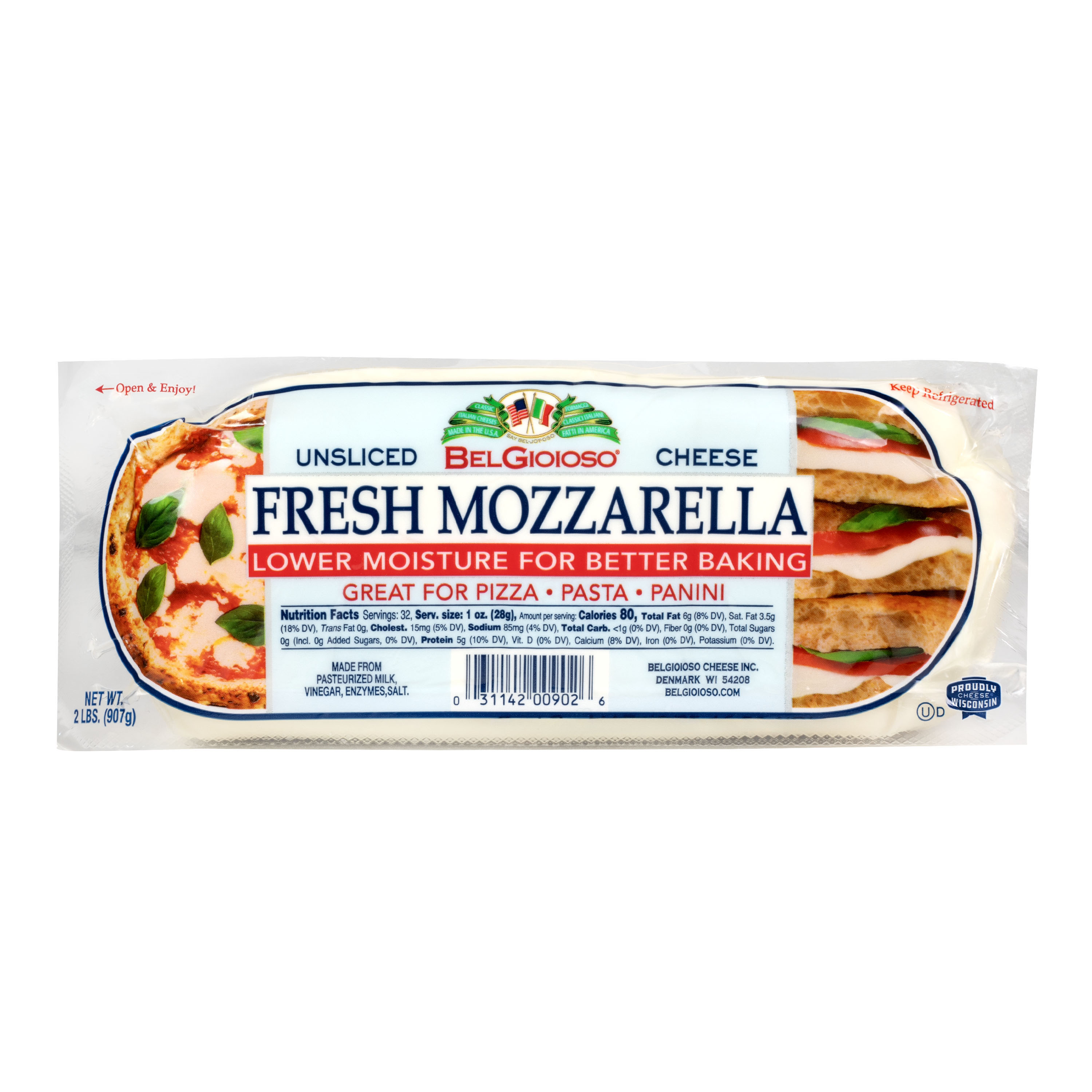 Unsliced Pizza 2 Lb Log