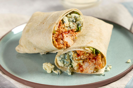 Blue Cheese Buffalo Chicken Wrap