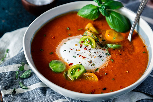 Burrata Tomato Soup